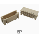 Conector PH 2,0 mm SMD vertical 6 pinos terminais para fio - Thumb - 1