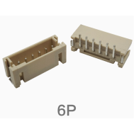 Conector PH 2,0 mm SMD vertical 6 pinos terminais para fio