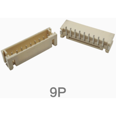 Conector PH 2.0 mm vertical SMD 9 pinos, terminais