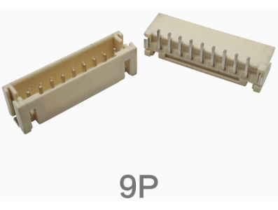 Conector PH 2.0 mm vertical SMD 9 pinos, terminais - Imagem 1