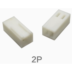 Carca&ccedil;a pl&aacute;stica para conector KF2510 2,54 mm f&ecirc;mea 2 pinos para PCB