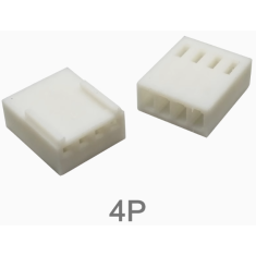 Carca&ccedil;a para conector KF2510 2,54 mm 4 pinos f&ecirc;mea em pl&aacute;stico para PCB