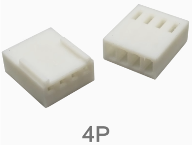 Carca&ccedil;a para conector KF2510 2,54 mm 4 pinos f&ecirc;mea em pl&aacute;stico para PCB - Imagem 1