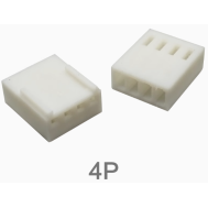Carca&ccedil;a para conector KF2510 2,54 mm 4 pinos f&ecirc;mea em pl&aacute;stico para PCB