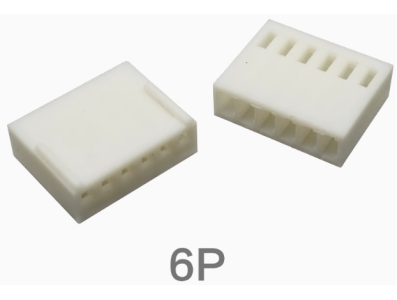 Carca&ccedil;a para conector KF2510 f&ecirc;mea 6 posi&ccedil;&otilde;es passo 2,54 mm - Imagem 1