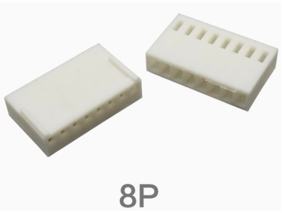 Carca&ccedil;a pl&aacute;stica para conector KF2510 2,54 mm 8 posi&ccedil;&otilde;es f&ecirc;mea para PCB - Imagem 1