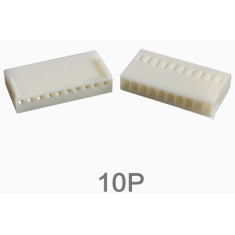 Carca&ccedil;a para conector KF2510 f&ecirc;mea 10 pinos passo 2,54 mm pl&aacute;stico para PCB