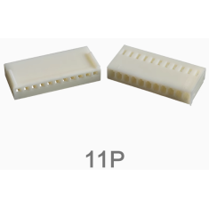 Carca&ccedil;a pl&aacute;stica f&ecirc;mea para conector KF2510 2,54 mm 11 vias para placa PCB