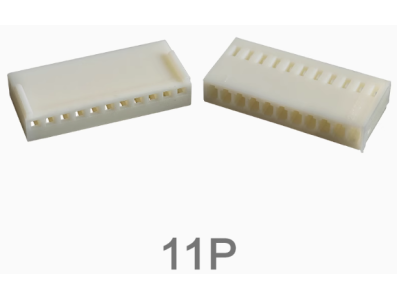 Carca&ccedil;a pl&aacute;stica f&ecirc;mea para conector KF2510 2,54 mm 11 vias para placa PCB - Imagem 1