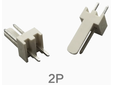 Conector KF2510 2 vias com pinos retos, espa&ccedil;amento 2,54 mm - Imagem 1