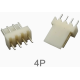 Conector KF2510 tipo agulha reto 4 pinos passo 2,54 mm - Thumb - 1
