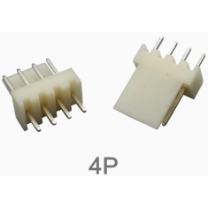 Conector KF2510 tipo agulha reto 4 pinos passo 2,54 mm