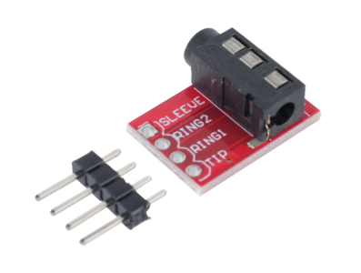 CJMCU-TRRS M&oacute;dulo de Interface 3,5 mm TRRS &Aacute;udio MP3 Est&eacute;reo para Fones, Microfone e V&iacute;deo - Imagem 7