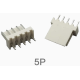 Conector KF2510 2,54 mm pitch reto, 5 pinos tipo agulha - Thumb - 1