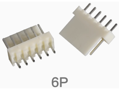 Conector KF2510 reto 6 pinos agulha, passo 2,54 mm - Imagem 1