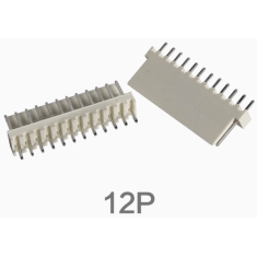 Conector reto KF2510 passo 2,54 mm 12 pinos tipo agulha