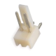 Conector KF2510 tipo agulha curvado, passo 2,54 mm, 2 pinos - Thumb - 1