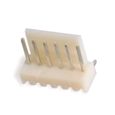 Conector KF2510 6 pinos agulha curvada, passo 2,54 mm