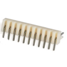 Conector KF2510 11 pinos 2,54 mm passo agulha curvada