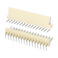 Conector KF2510 16 pinos, passo 2,54 mm, agulha curvada