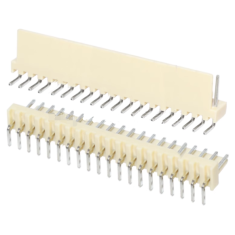 Conector KF2510 curvo tipo agulha 2,54 mm, 20 pinos
