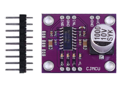 M&oacute;dulo Amplificador de &Aacute;udio Est&eacute;reo Classe D PAM8406 CJMCU-8406, Placa de Desenvolvimento sem Interfer&ecirc;ncia - Imagem 1