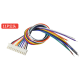 Conector JST XH 2,54 mm 11 pinos extremidade &uacute;nica, cabo 1007 26 AWG 10 cm - Thumb - 1