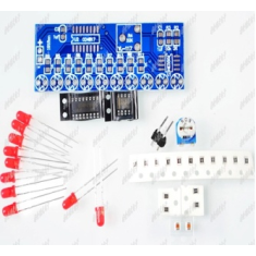 Componente eletr&ocirc;nico NE555 + CD4017 para DIY com efeito flow light