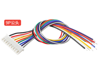 Conector JST XH 2,54 mm 9 pinos ponta &uacute;nica com fio 1007 26 AWG 30 cm - Imagem 1