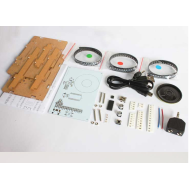 Kit fa&ccedil;a voc&ecirc; mesmo display espectro musical com LEDs e caixa