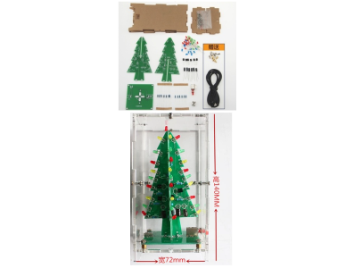 Kit de LEDs coloridos com efeito flow modelo Christmas Tree - Imagem 1