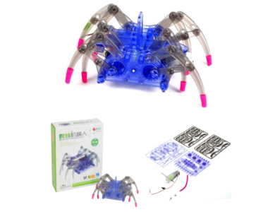Kit de Rob&oacute;tica Rob&ocirc; Aranha El&eacute;trico DIY Mont&aacute;vel com Embalagem para Varejo - Imagem 6
