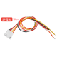 Conector JST XH 2,54 mm 5 vias f&ecirc;mea em uma extremidade, cabo 1007 26 AWG 10 cm - Thumb - 1