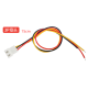Conector JST XH 2,54 mm 3 pinos f&ecirc;mea de extremidade &uacute;nica com fio 1007 26 AWG 15 cm - Thumb - 1