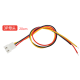 Conector JST XH 2,54 mm f&ecirc;mea 3 pinos, cabe&ccedil;a &uacute;nica, com fio 1007 26 AWG 20 cm - Thumb - 1