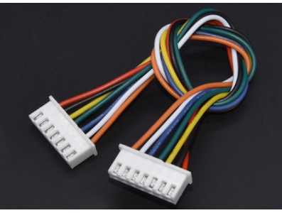 Conector XH 2,54 mm 7 pinos duplo mesma dire&ccedil;&atilde;o, cabo 1007 26AWG 10 cm - Imagem 1