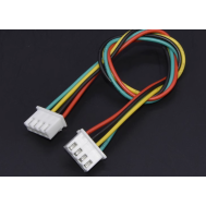 Conector JST XH 2,54 mm 4 pinos, dupla cabe&ccedil;a com mesma dire&ccedil;&atilde;o, cabo 1007 26 AWG 40 cm