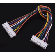 Cabo com conectores XH 2,54 mm 9 pinos dupla cabe&ccedil;a mesma orienta&ccedil;&atilde;o, fio 1007 26 AWG 50 cm