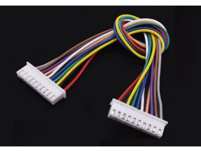 JST XH 2,54 mm 11 pinos, conector dupla cabe&ccedil;a mesma orienta&ccedil;&atilde;o, fio 1007 26 AWG 50 cm - Imagem 1