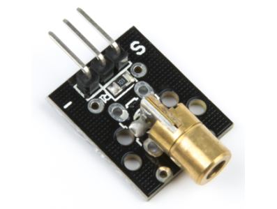 M&oacute;dulo sensor laser KY-008 650 nm 6 mm 5 V para Arduino - Imagem 7