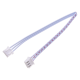Conector macho JST XH 2,54 mm 3 pinos de dupla extremidade com mesma orienta&ccedil;&atilde;o, cabo 1007 26 AWG 30 cm vermelho e branco - Thumb - 1