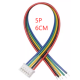Conector PH 2,0 mm macho 5 pinos com fio 1007 26 AWG 6 cm - Thumb - 1