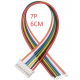 Conector PH 2,0 mm macho 7 pinos com cabo 1007 26AWG 6 cm - Thumb - 1