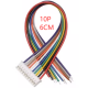 Conector macho PH 2,0 mm 10 pinos com fio 1007 26 AWG 6 cm - Thumb - 1