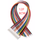 Conector macho PH 2.0 mm 12 pinos com fio 1007 26 AWG, comprimento 6 cm - Thumb - 1