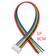 Conector PH 2,0 mm 5 pinos macho com cabo 1007 26AWG de 8 cm