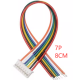 Conector macho PH 2,0 mm 7 pinos com fio 1007 26 AWG 8 cm - Thumb - 1