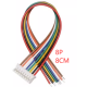 Conector PH 2,0 mm 8 pinos macho &mdash; plug de cabe&ccedil;a &uacute;nica com fio 1007 26AWG 8 cm - Thumb - 1