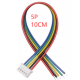 Conector PH 2,0 mm macho 5 pinos single head com fio 1007 26 AWG 10 cm - Thumb - 1