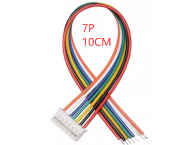 Conector macho PH 2,0 mm 7 pinos com fio 1007 26 AWG 10 cm - Imagem 1